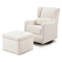 Carter's By DaVinci Adrian Swivel Glider With Storage Ottoman -Baby Products GUEST 69bf1c90 8ae6 4a48 8b4d 98f3f5210232
