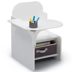Delta Children MySize Chair Desk With Storage Bin - White -Baby Products GUEST 6b1389b6 618c 49a1 a062 4d7dd515d490
