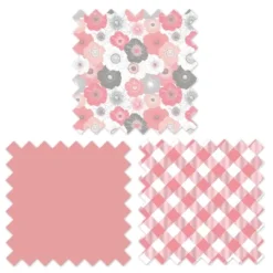 Bacati - Watercolor Floral Coral Gray 6 Pc Girls Crib Bedding Set With Long Rail Guard Cover 17 Bacati - Watercolor Floral Coral Gray 6 Pc Girls Crib Bedding Set With Long Rail Guard Cover -Baby Products GUEST 6cd7fb00 3f1a 4e6a 8e64 88a2add9c85d