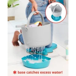 Skip Hop Moby Stowaway Bath Toy Bucket - Gray -Baby Products GUEST 6de79ed7 85d2 412e ae07 e4b01ccb6ea9