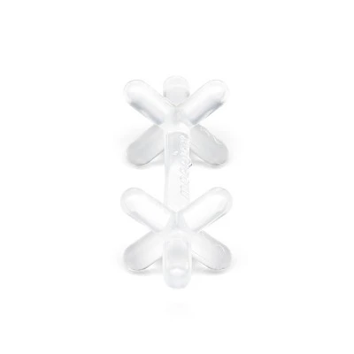 Moonjax Silicone Baby Teether Clear 7 Moonjax Silicone Baby Teether Clear - Image 7