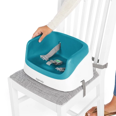 Ingenuity Toddler Booster Seat - Peacock Blue 6 Ingenuity Toddler Booster Seat - Peacock Blue - Image 6