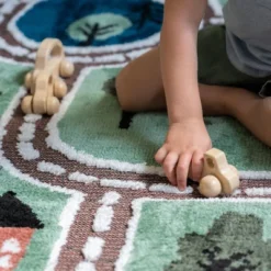 JumpOff Jo – Kids Carpet, Play Rug Playmat, Soft And Textured 3D Interactive With Roads For Cars And Toys, For Playroom – 39 X 59 In. -Baby Products GUEST 7adf7a9a 043a 4518 bbc8 82bb2fabc647