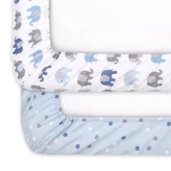 The Peanutshell Fitted Crib Sheets - Blue And Gray Elephant - 2pk 10 The Peanutshell Fitted Crib Sheets - Blue And Gray Elephant - 2pk -Baby Products GUEST 7e8d5421 8d12 408d a25b d0b4732a6453