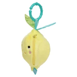 Manhattan Toy Mini-Apple Farm Lemon Baby Travel Toy With Rattle, Squeaker, Crinkle Fabric & Teether Clip-on Attachment -Baby Products GUEST 811ba8d9 f28a 47c4 9185 1afc740f7ed6