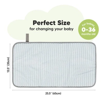 KeaBabies Swift Diaper Changing Pad, Portable Waterproof Diaper Changing Pad For Baby, Travel Changing Pad For Diaper Bag 2 KeaBabies Swift Diaper Changing Pad, Portable Waterproof Diaper Changing Pad For Baby, Travel Changing Pad For Diaper Bag - Image 2