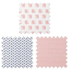 Bacati - Olivia Coral/Navy Buck/Feathers/Triangles Muslin 4 Pc Toddler Bedding Set -Baby Products GUEST 8448c6c9 d6ca 43c8 aa8f f9ad23f46a15