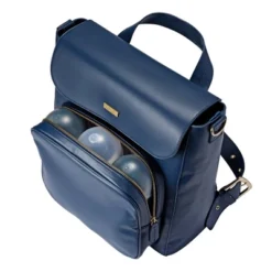 JJ Cole Vegan Leather Brookmont Backpack Diaper Bag - Oxford Navy -Baby Products GUEST 86cd9c3d b923 42e4 9b31 5f0d6d7cde6d