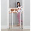 Regalo Extra Tall Easy Step Metal Walk Through Baby Gate - White