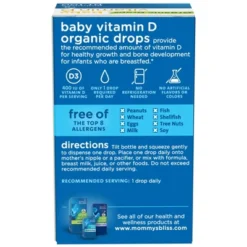 Mommy’s Bliss Mommy's Bliss Baby Organic Vitamin D Drops - 0.11oz (100 Servings) -Baby Products GUEST 934a5a02 7229 4131 85ff 120e9daa2db9