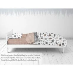 Bacati - Owls In The Woods Beige/Gray 4 Pc Toddler Bedding Set 10 Bacati - Owls In The Woods Beige/Gray 4 Pc Toddler Bedding Set -Baby Products GUEST 951903f3 0fb6 45c8 951d 64b81e450123