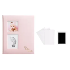 Pearhead Linen Baby Memory Book