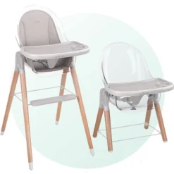 Children Of Design Adjustable 6-in-1 Wooden Classic High Chair For Babies & Toddlers -Baby Products GUEST 977e982a 981a 4c40 96c3 e78e121714ca