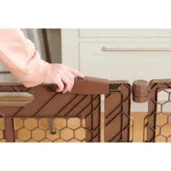 Regalo Plastic Play Yard With Door - Brown 9 Regalo Plastic Play Yard With Door - Brown -Baby Products GUEST 98fc29be 8e87 4935 9090 7bd33ddf74be