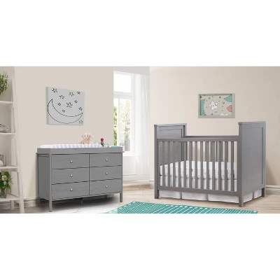 Sorelle Farmhouse Classic Crib - Weathered Gray 2 Sorelle Farmhouse Classic Crib - Weathered Gray - Image 2