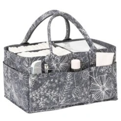Sammy & Lou Printed Felt Storage Caddy - Floral -Baby Products GUEST 9bbe4449 3c7d 41e5 b674 6a266e1534fb