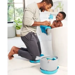 Skip Hop Moby Stowaway Bath Toy Bucket - Gray -Baby Products GUEST 9c35620a 99b8 473f 8b51 e7d884c50c63