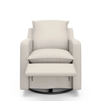 Storkcraft Timeless Side Lever Reclining Glider With USB Charging Port - Ivory 7 Storkcraft Timeless Side Lever Reclining Glider With USB Charging Port - Ivory - Image 7