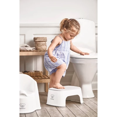 BabyBjorn Step Stool - White 1 BabyBjorn Step Stool - White
