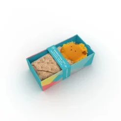 Manhattan Toy Embroidered Plush Lion Baby Rattle + Soft Cotton Burp Cloth, 16 X 16 Inches -Baby Products GUEST 9fee4a69 090a 49b1 86ad a392bc0e71eb