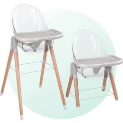 Children Of Design Adjustable 6-in-1 Wooden Classic High Chair For Babies & Toddlers -Baby Products GUEST a38f0289 e1f0 4042 98a1 d4581eab901d