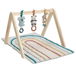 Itzy Ritzy Wooden Ritzy Activity Gym With Playmat And Three Removable Toys -Baby Products GUEST a6dea51c 0f66 464f 9034 4085bbc9ccf0