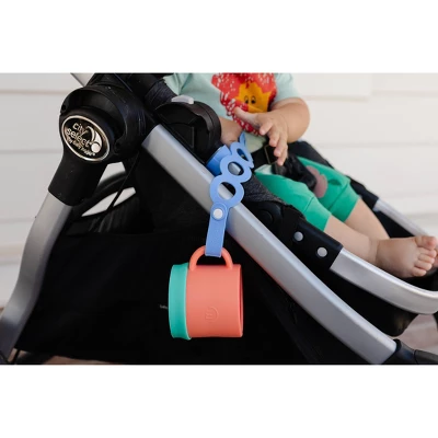 Morepeas Baby Toy And Cup Strap - Blueberry 5 Morepeas Baby Toy And Cup Strap - Blueberry - Image 5