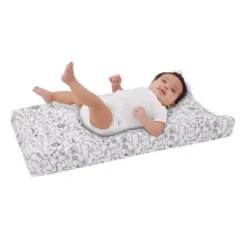 Carter's™ Carter's Safari Animals Super Soft Changing Pad Cover - Black And White -Baby Products GUEST a9a0a797 7351 4750 8a3c f675fe7c8802