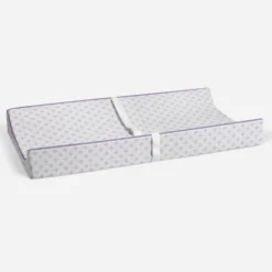 Bacati - Petals Quilted Muslin Changing Pad Cover Lilac -Baby Products GUEST a9bb80cc c241 4a9e a9bc f7f6af86836e