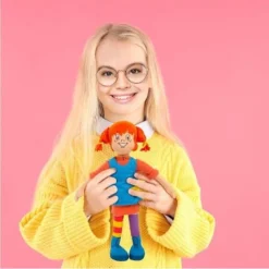 Mighty Mojo Pippi Longstocking Plush Doll 12"