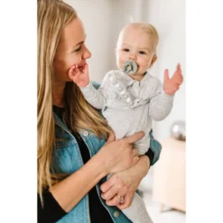 Loulou Lollipop Lolli Soother Holder In Silicone Clip - Marble Gray -Baby Products GUEST aaef6ad1 322b 459c 8ebb 9ed23665e630