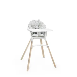Stokke Clikk High Chair Cushion - Gray Sprinkle OCS -Baby Products GUEST ab55b3c7 ddbd 4c4d 9313 d7f82e671b68