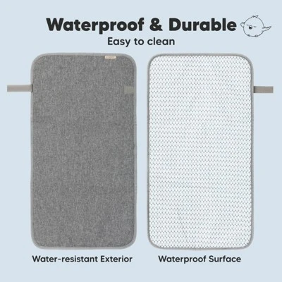 KeaBabies Swift Diaper Changing Pad, Portable Waterproof Diaper Changing Pad For Baby, Travel Changing Pad For Diaper Bag 3 KeaBabies Swift Diaper Changing Pad, Portable Waterproof Diaper Changing Pad For Baby, Travel Changing Pad For Diaper Bag - Image 3