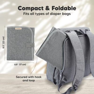 KeaBabies Swift Diaper Changing Pad, Portable Waterproof Diaper Changing Pad For Baby, Travel Changing Pad For Diaper Bag 1 KeaBabies Swift Diaper Changing Pad, Portable Waterproof Diaper Changing Pad For Baby, Travel Changing Pad For Diaper Bag