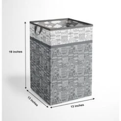 Bacati - Clouds In The City White/Gray Collapsible Laundry Hamper 7 Bacati - Clouds In The City White/Gray Collapsible Laundry Hamper -Baby Products GUEST b19bc981 1866 4452 9b12 6bf2c6b95f2a