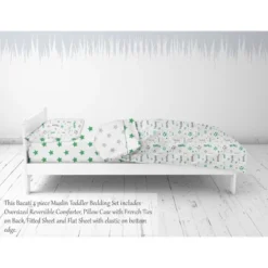 Bacati - Soccerball Green/Gray Muslin 4 Pc Toddler Bedding Set 9 Bacati - Soccerball Green/Gray Muslin 4 Pc Toddler Bedding Set -Baby Products GUEST b1ce42fe 79c5 4029 8cb5 fafbc80e9c41