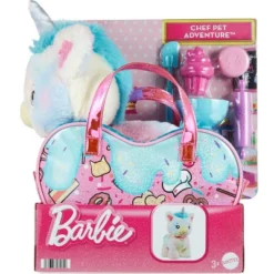 Barbie Chef Pet Adventure Stuffed Animal, Unicorn Toys, Plush With Purse And 5 Accessories -Baby Products GUEST b3c460c8 4dbd 47ed bdc1 76696c9fd5f8
