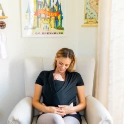 Moby Bump & Beyond T-Shirt Wrap Baby Carrier - Black - S -Baby Products GUEST b6de08c0 a229 49d2 806b 55ce89c56466