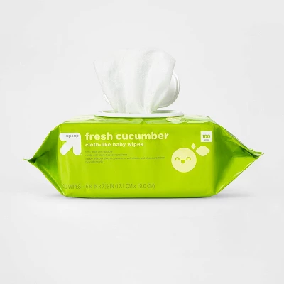 Fresh Cucumber Baby Wipes- Up & Up™ (Select Count) 2 Fresh Cucumber Baby Wipes- Up & Up™ (Select Count) - Image 2