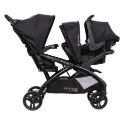 Baby Trend Sit N' Stand Double 2.0 Stroller - Madrid Black -Baby Products GUEST b9188fa3 aa0f 4537 af40 4c9cae3d0697