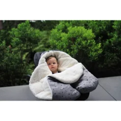 7AM Enfant Nido Cloud Blanket Wrap - Heather Gray - Small -Baby Products GUEST b9b2e70f 1df6 4d0f aa79 2f7a91e50baf