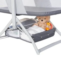 Baby Trend Quick-Fold 2-in-1 Rocking Portable Bassinet - Shadow Stone Gray -Baby Products GUEST ba310847 4970 4499 9cbd 3c8ba52c6d0d