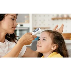 GE Truvitals Digital Forehead Thermometer For Adults, Kids And Babies, Non-Contact Temperature Scanner, Instant Reading, Fever Alert (TM3000) -Baby Products GUEST bb42df5b ee2c 4f3d 927a fb71ec4bedeb