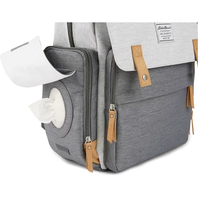 Eddie Bauer Cascade Back Pack Diaper Bag - Black/Gray 3 Eddie Bauer Cascade Back Pack Diaper Bag - Black/Gray - Image 3