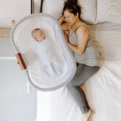 HALO Innovations BassiNest Swivel Sleeper Luxe - Dove Gray Tweed -Baby Products GUEST bcb24442 72f1 4551 b5d7 a06e3429b117