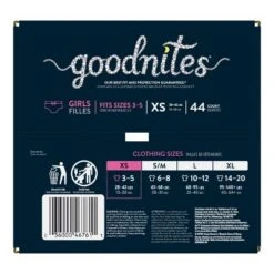 Goodnites Girls' Nighttime Bedwetting Underwear - (Select Size And Count) -Baby Products GUEST c48f7a6b 690b 4681 ba03 fd4b3d823d05
