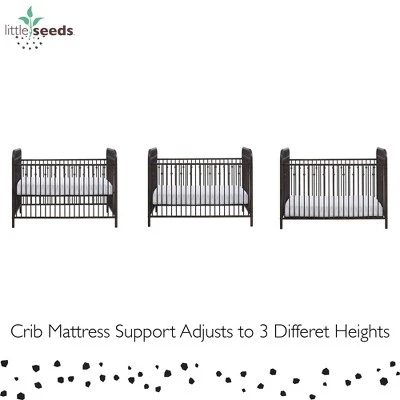 Little Seeds Monarch Hill Ivy Metal Baby Crib 3 Little Seeds Monarch Hill Ivy Metal Baby Crib - Image 3