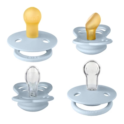 Bibs Try-It Silicone & Latex Pacifier Collection - 4pk 10 Bibs Try-It Silicone & Latex Pacifier Collection - 4pk - Image 10