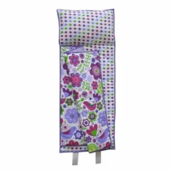 Bacati - Botanical Floral Purple Multicolor Toddler Nap Mat -Baby Products GUEST cc14d2a0 52ac 478b ba73 623e6a472b74