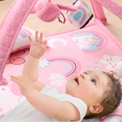 The Peanutshell Rainbow Paradise 7-in-1 Activity Gym & Play Mat For Baby 6 The Peanutshell Rainbow Paradise 7-in-1 Activity Gym & Play Mat For Baby - Image 6